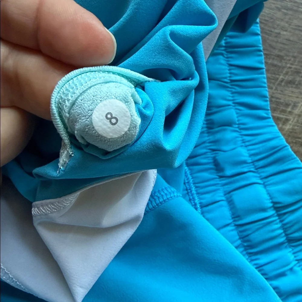 Lululemon Blue and White Track Pants 8 - Picture 6 of 9